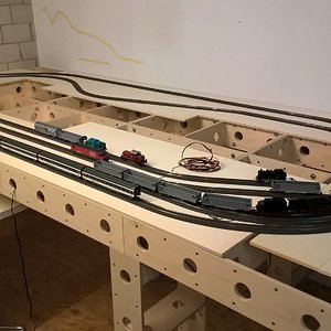 Aufbau Modellbahn
